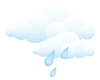 Mainly light rain and drizzle