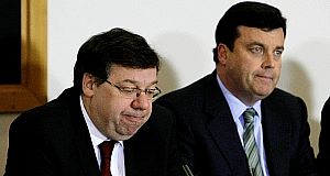 Taoiseach Brian Cowen and Finance Minister Brian Lenihan.