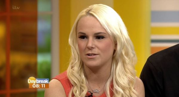 Cheryl Maddison talks to presenters about her ordeal. Picture: Daybreak/PA Wire