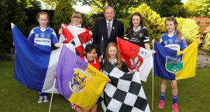 GAA president Liam O'Neill at the launch of Féile Na nGael 2013 in Limerick yesterday. Picture: Don Moloney/Press 22