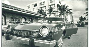 John with his Pontiac in Palm Beach 1975