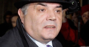 Former Portuguese detective Goncalo Amaral entering the court in Lisbon today