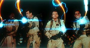 Bill Murray (third from left) with the original Ghostbusters team.