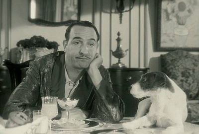 ..and with Uggie in the film.