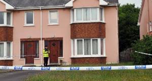 The house in Langford Downs where the bodies were discovered on Sunday night. Picture: Dan Linehan