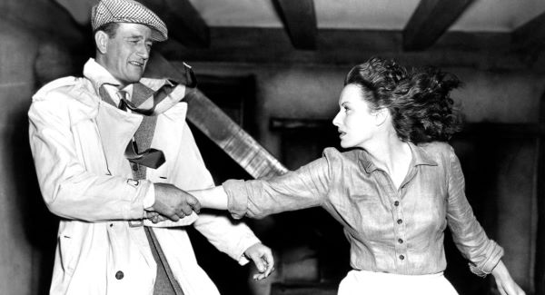 John Wayne and Maureen O Hara in the Quiet Man