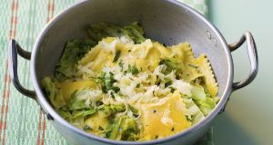 Ravioli with Savoy Cabbage and Nutmeg