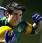 Meaths Paddy Gilsenan with Vinny Corey of Monaghan. Picture: Inpho