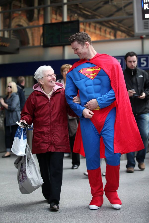 Random acts of kindness events have taken place all over the country this year. In May superheroes performed random acts of kindness on unsuspecting passers-by to raise awareness for the Superhero Fun Run in aid of Our Lady's Children Hospital