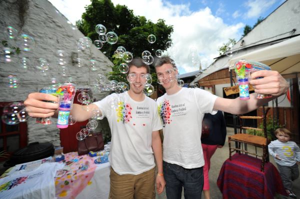 Pictured at the Clonakilty Random Acts of Kindness festival were Noel Crowley and Joseph O Sullivan