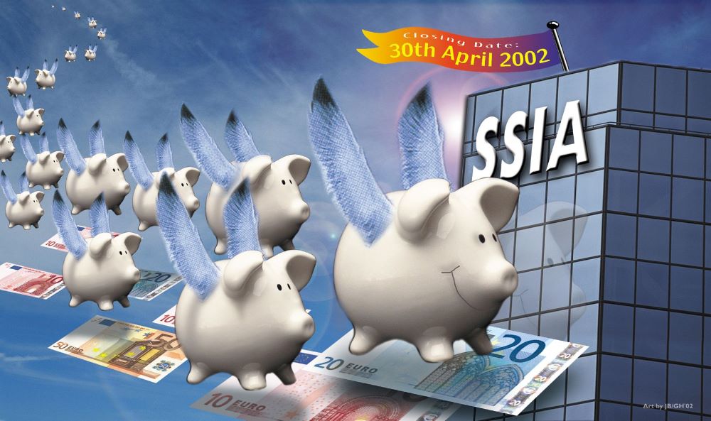 The SSIA savings accounts were designed to stop us flinging our money about during the boom, and save it instead. Now it’s all spend, spend, spend! Who can keep up? Not these piggies anyway…