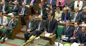 David Cameron tells MPs in the House of Commons that the Saville Inquiry into the Bloody Sunday killings found the actions of British soldiers was 
