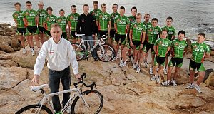 The 2010 An Post Seán Kelly team was officially announced today at the team base in Belgium. Pictured with the team are team director Seán Kelly, front, and manager Kurt Bogaerts. Pic: Pat Murphy / SPORTSFILE The 2010 An Post Seán Kelly team was officially announced today at the team base in Belgium. Pictured with the team are team director Seán Kelly, front, and manager Kurt Bogaerts. Pic: Pat Murphy / SPORTSFILE