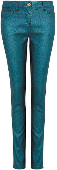 Sapphire metallic trousers, M&S €47.50