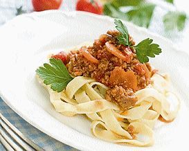Tagliatelle with Lamb Mince