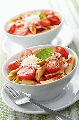 Balsamic Roasted Tomatoes with Penne