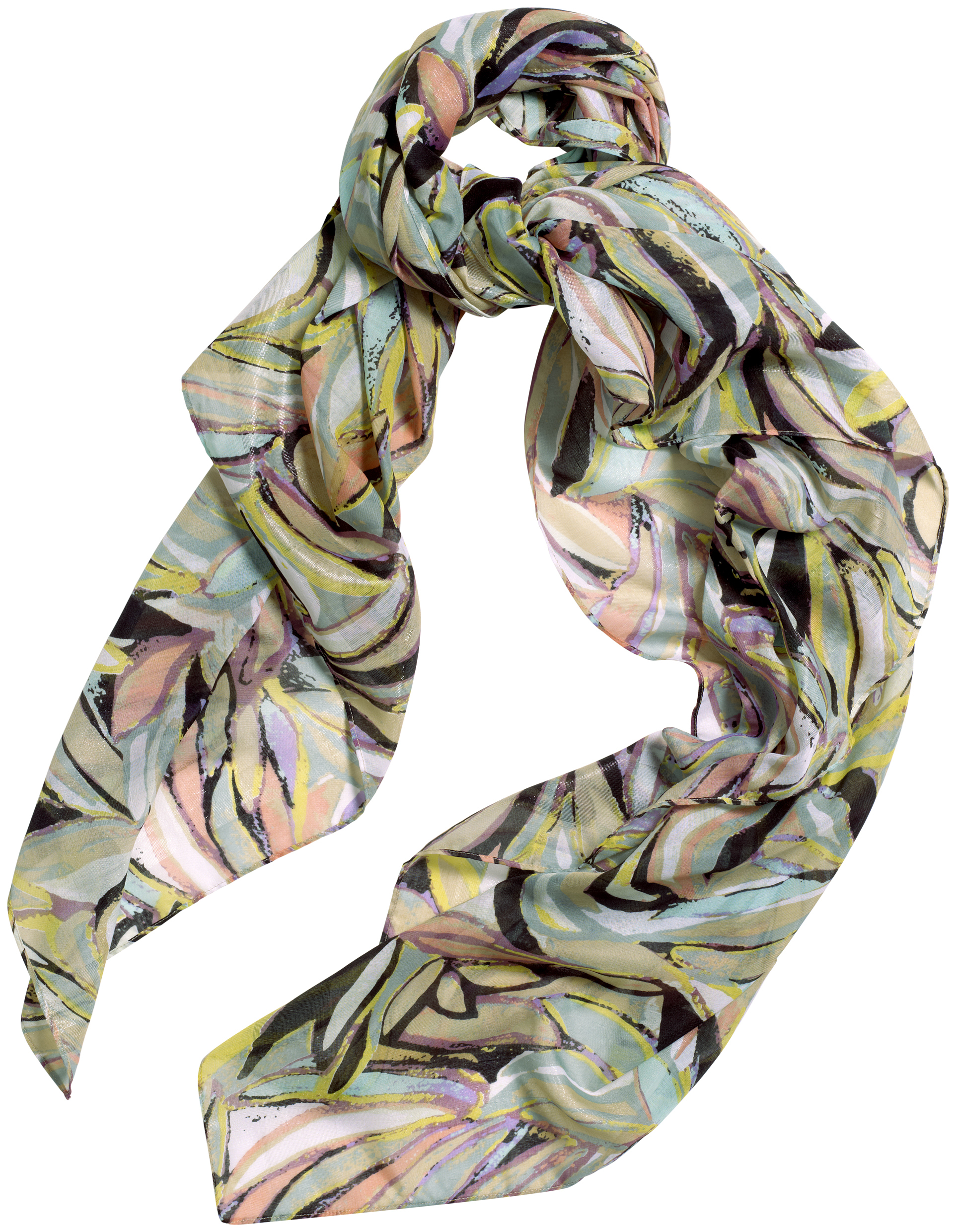 Green printed scarf, H&M €7.95