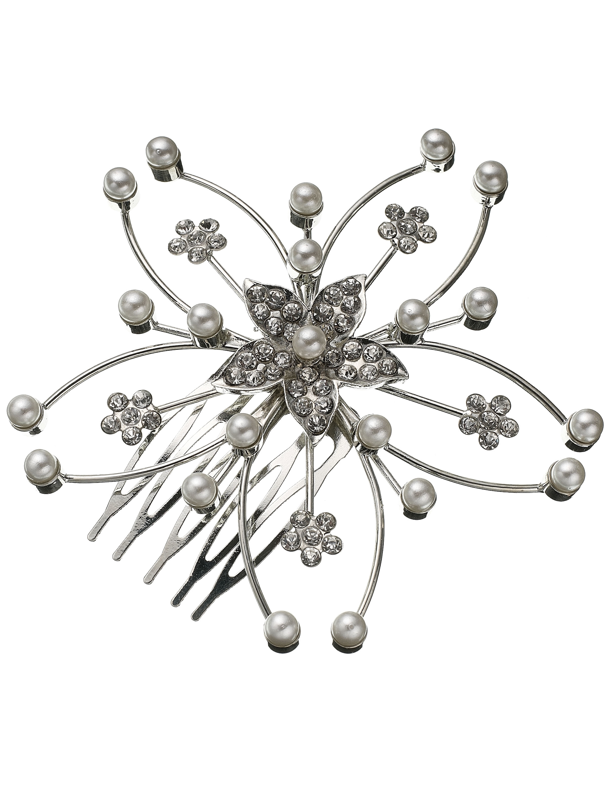 Pearl and crystal spray flower comb, Monsoon €18.90