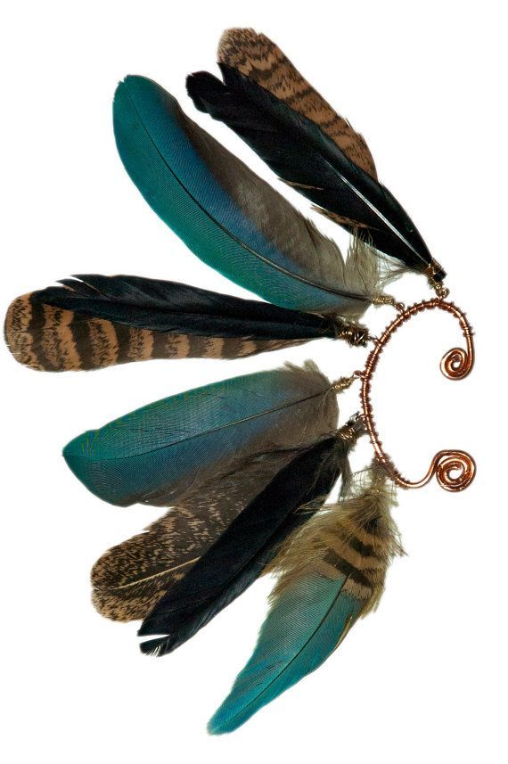 Light Warrior feather ear cuff @ Ecliptic Moon shop, Etsy.com €27.33