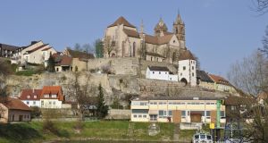 Breisach, a small town overlooked by an impressive cathedral