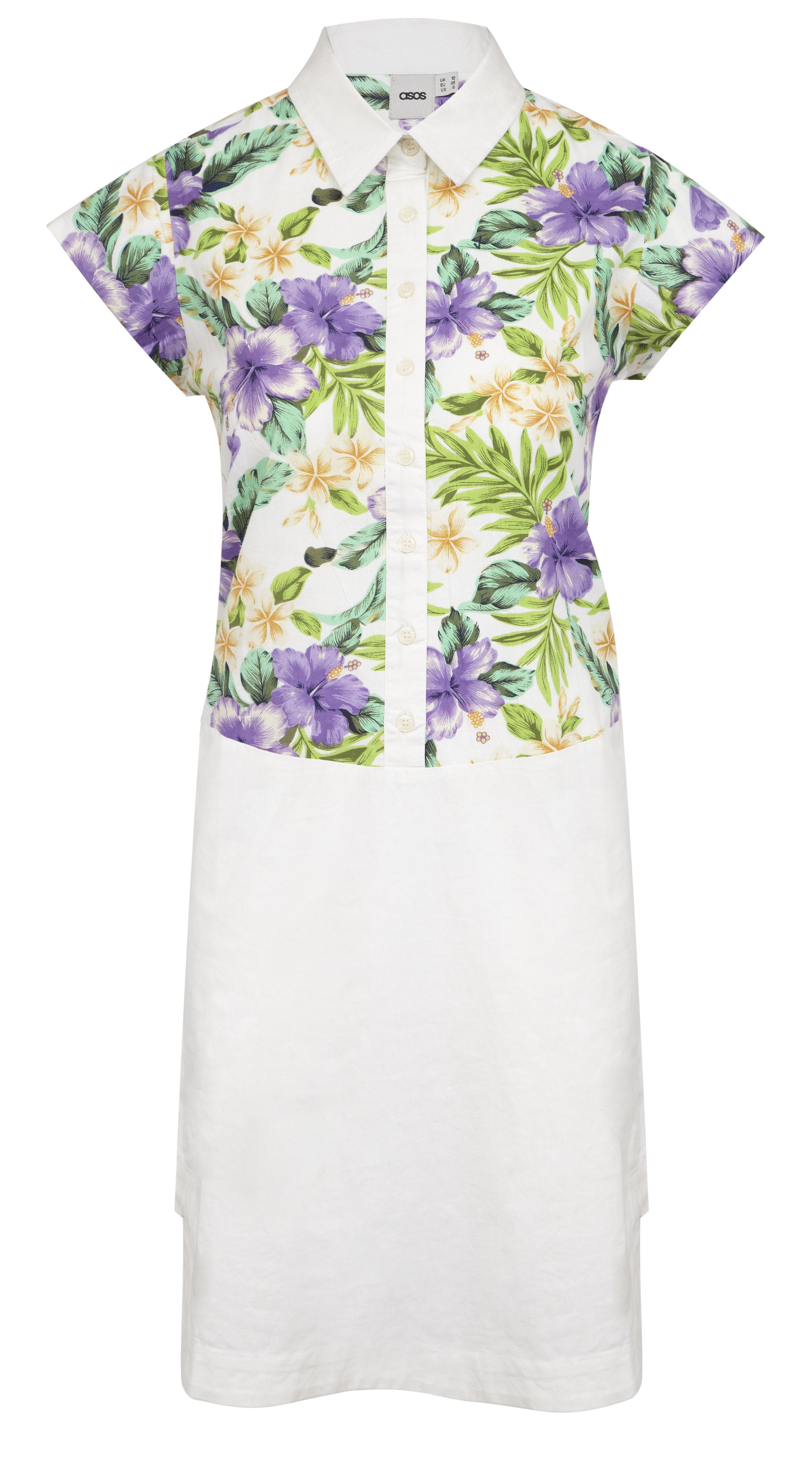 Asos floral shirt dress, Asos.com €59.99