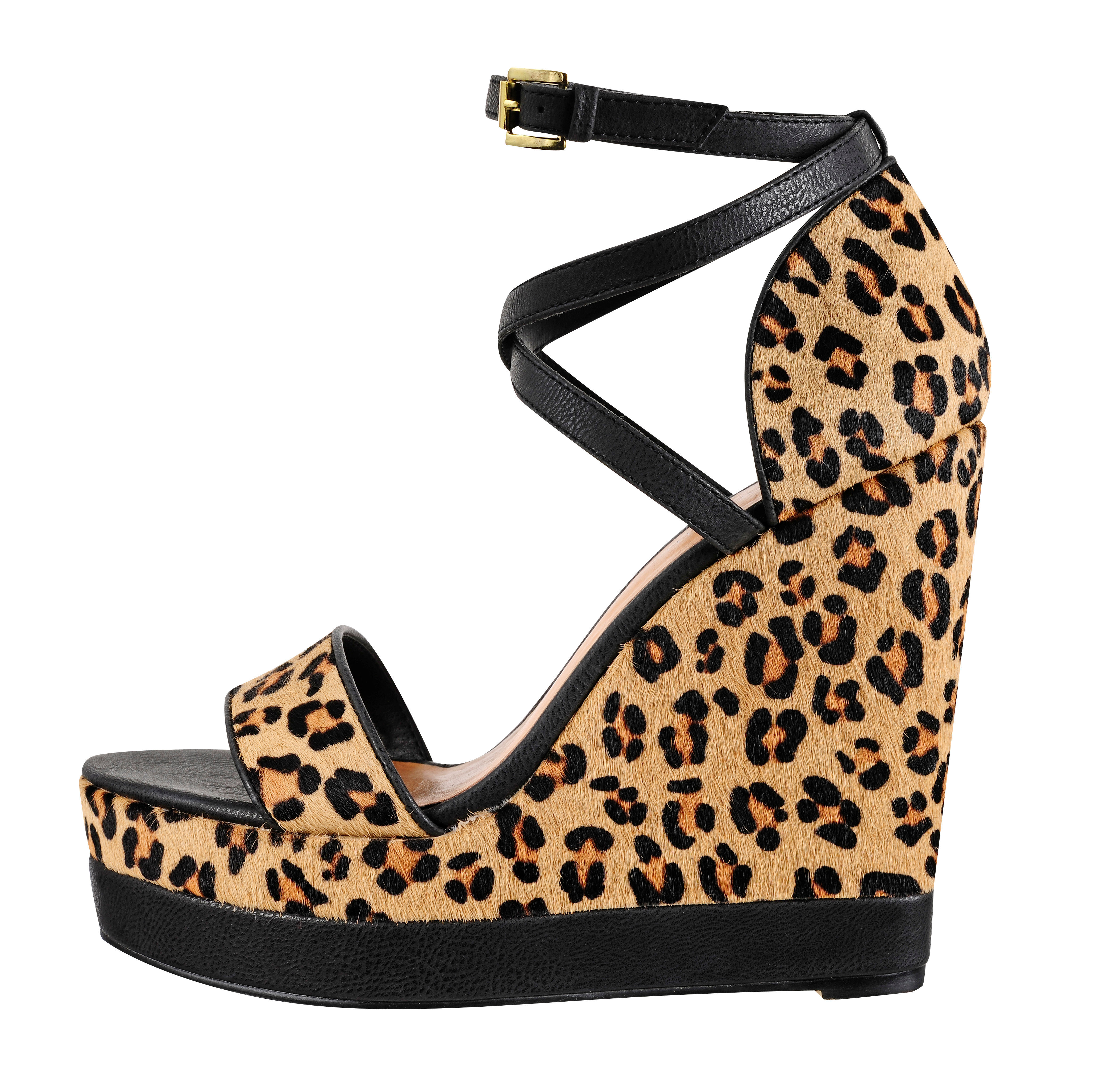 Pony hair leopard print wedges, Dorothy Perkins €110