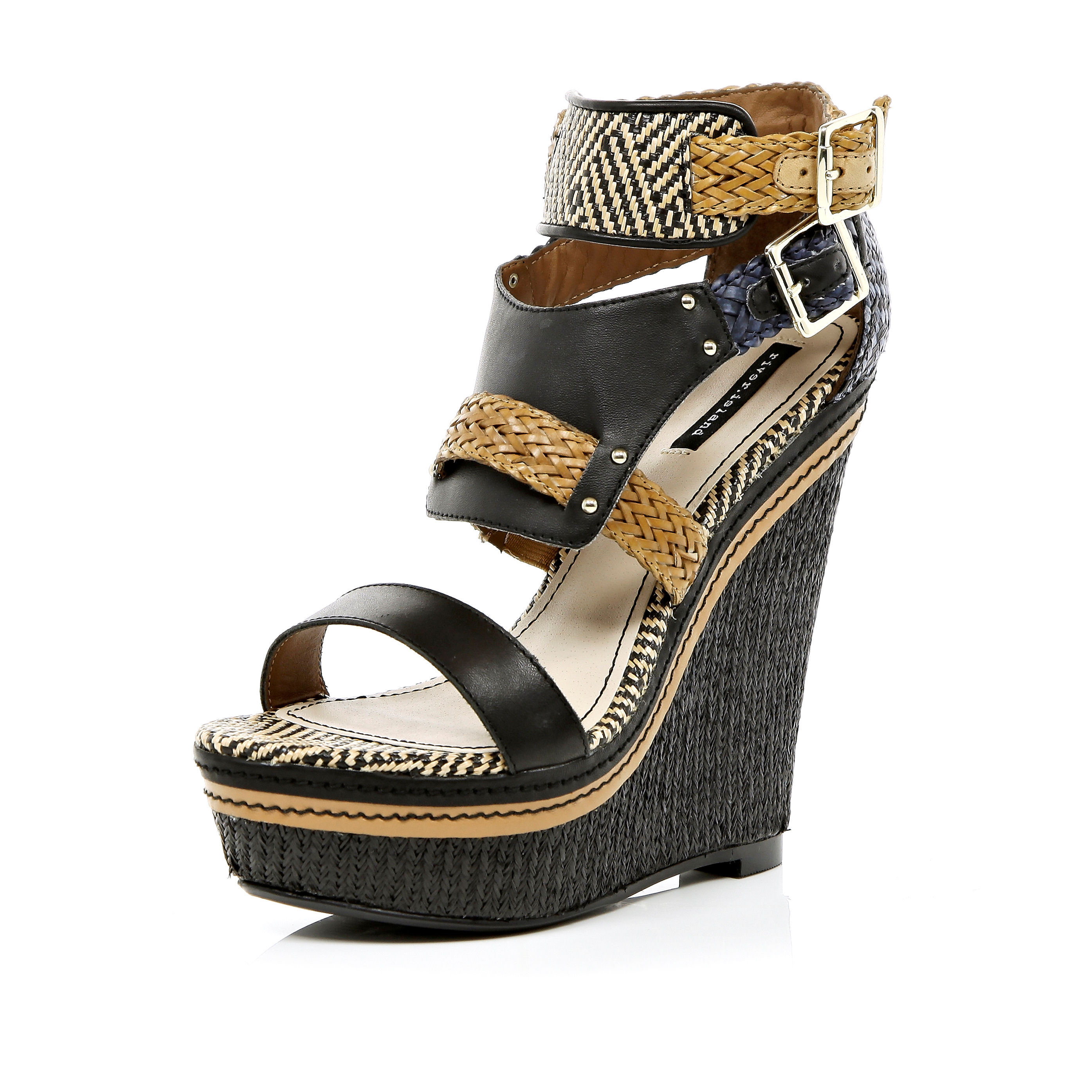 Tribal print wedges, River Island €74